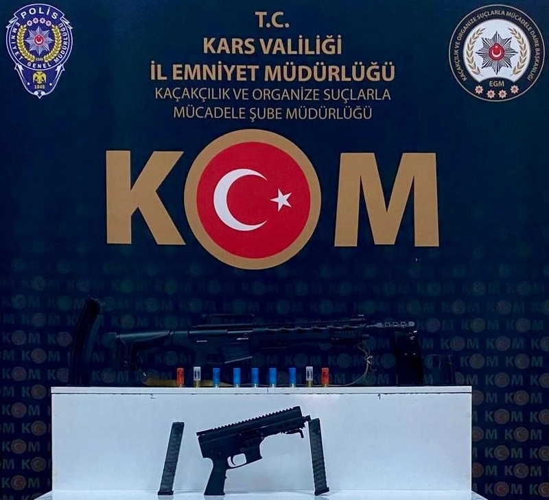 Kars’ta uzun namlulu silah ele geçirildi