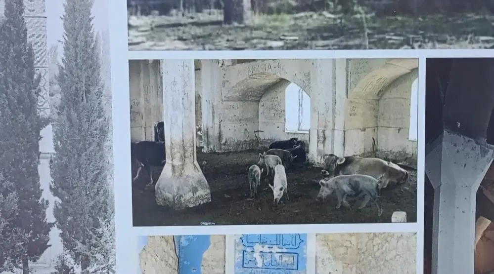 Ermeni İşgalinde ahır olan Cuma Mescidi yeniden ibadete açıldı