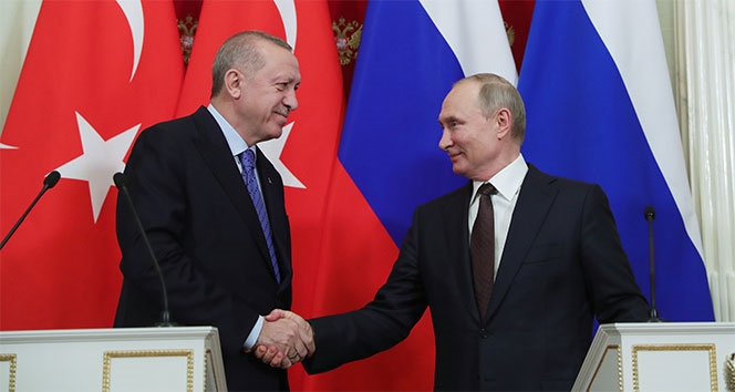 Cumhurbaşkanı Erdoğan ve Putin, Moskova