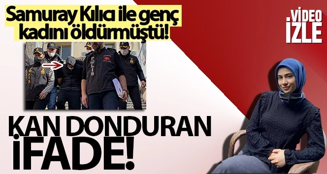 Samuray Kılıcı ile genç kadını öldüren zanlı adliyeye sevk edildi