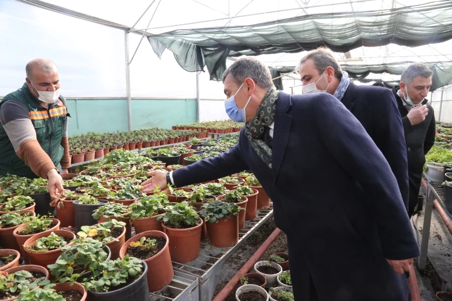 BAŞKAN RAMAZAN ŞİMŞEK’TEN PARK VE BAHÇELER MÜDÜRLÜĞÜ’NE ZİYARET