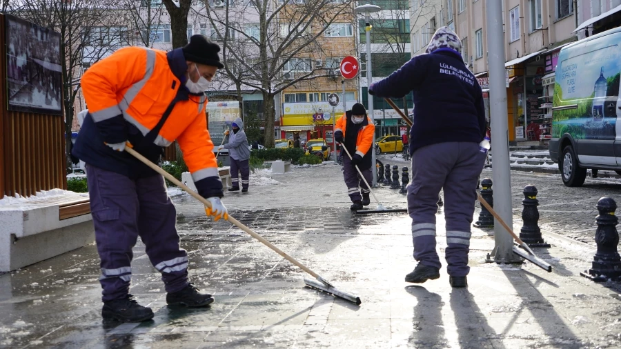Lüleburgaz’da “buz” teyakkuzu