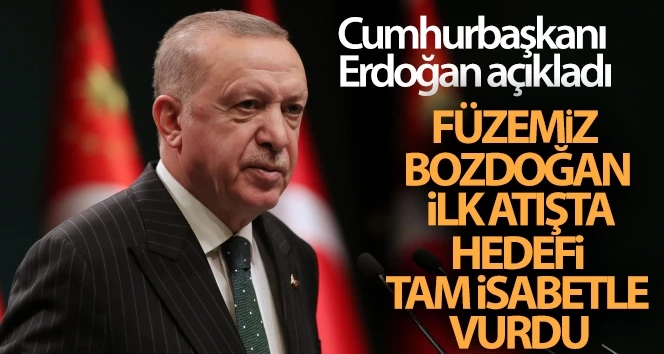 Cumhurbaşkanı Erdoğan: 