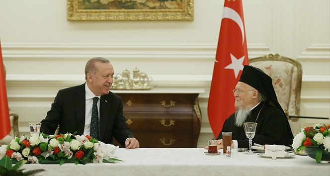 Azınlık cemaatleri temsilcilerinden Cumhurbaşkanı Erdoğan