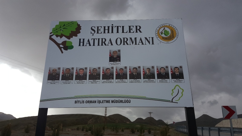(ÖZEL) Bitlis’teki helikopter şehitleri anısına hatıra ormanı oluşturuldu
