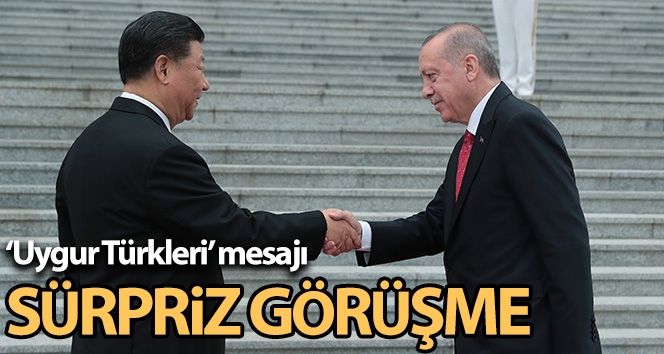 Cumhurbaşkanı Erdoğan, Çin Devlet Başkanı Cinping ile görüştü