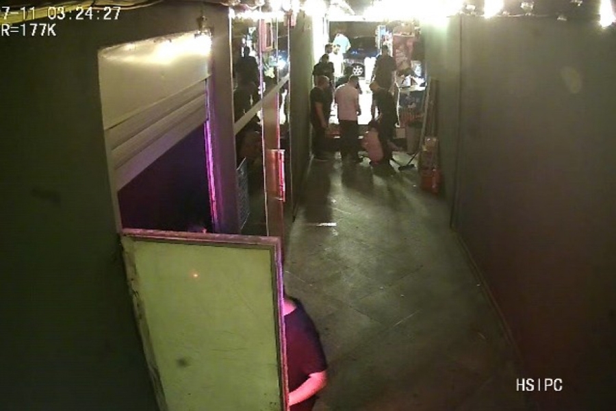 Gece kulübünde yaşanan dehşetin güvenlik kamera görüntüleri ortaya çıktı