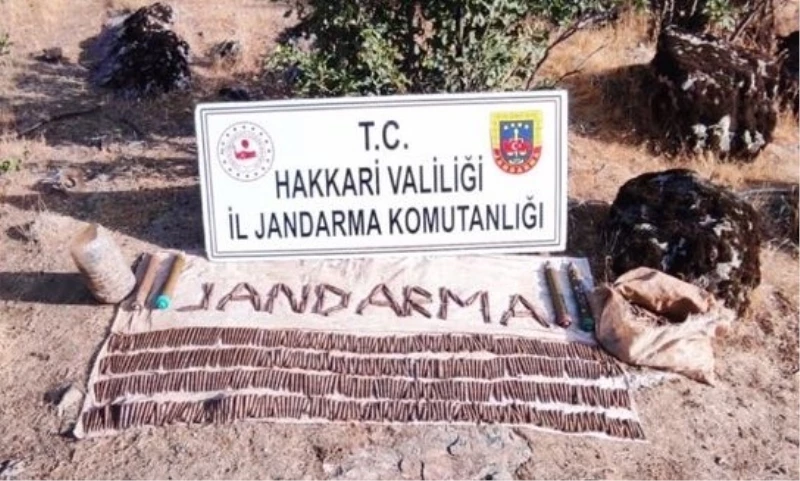 Şemdinli’de çok sayıda mühimmat ele geçirildi