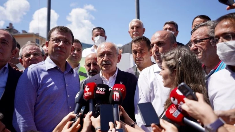 KILIÇDAROĞLU VE İMAMOĞLU, FELAKETİ YAŞAYAN BOZKURT’TA