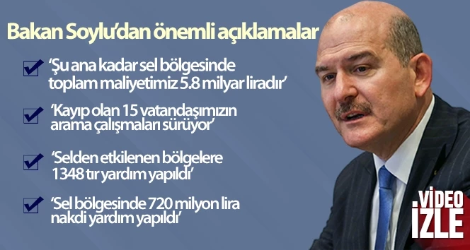 İçişleri Bakanı Süleyman Soylu: 