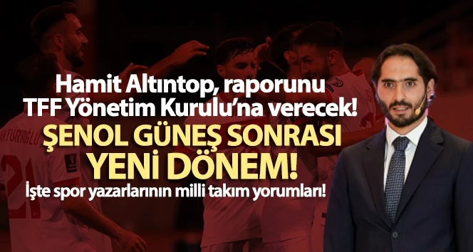 Hamit Altıntop, raporunu bu akşam TFF Yönetim Kurulu