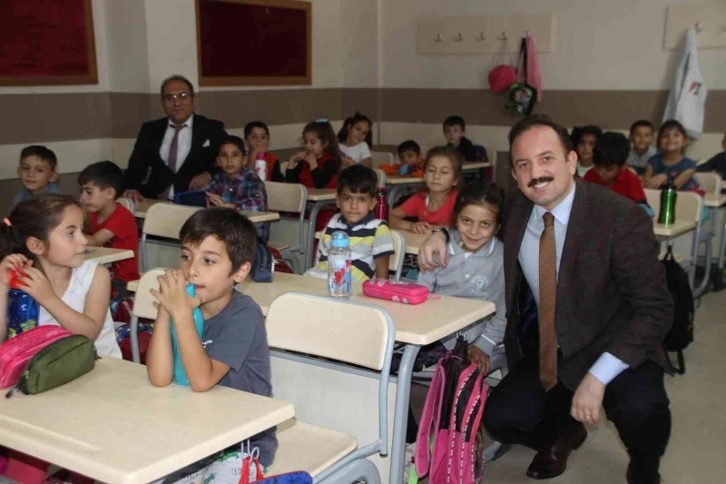Kaymakam Bayram’dan okul ziyareti