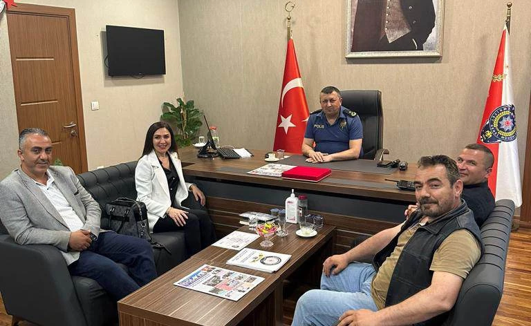 Emniyet Müdürü Şen’e Olay Yeri Haber Gazetesinden ziyaret