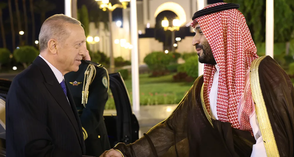 Cumhurbaşkanı Erdoğan, Suudi Arabistan Veliaht Prensi El Suud ile telefonda görüştü