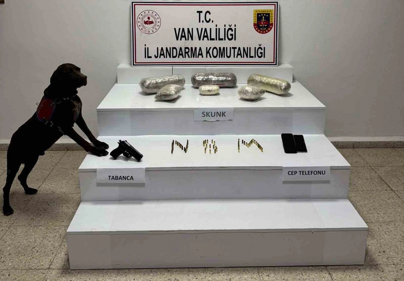 Van’da 4 kilo 311 gram skunk ele geçirildi