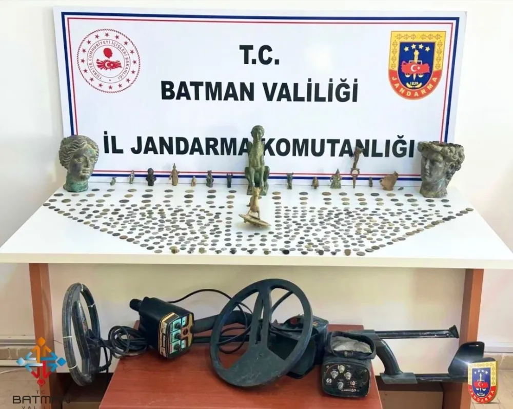 Batman’da tarihi eser operasyonu: 1 gözaltı