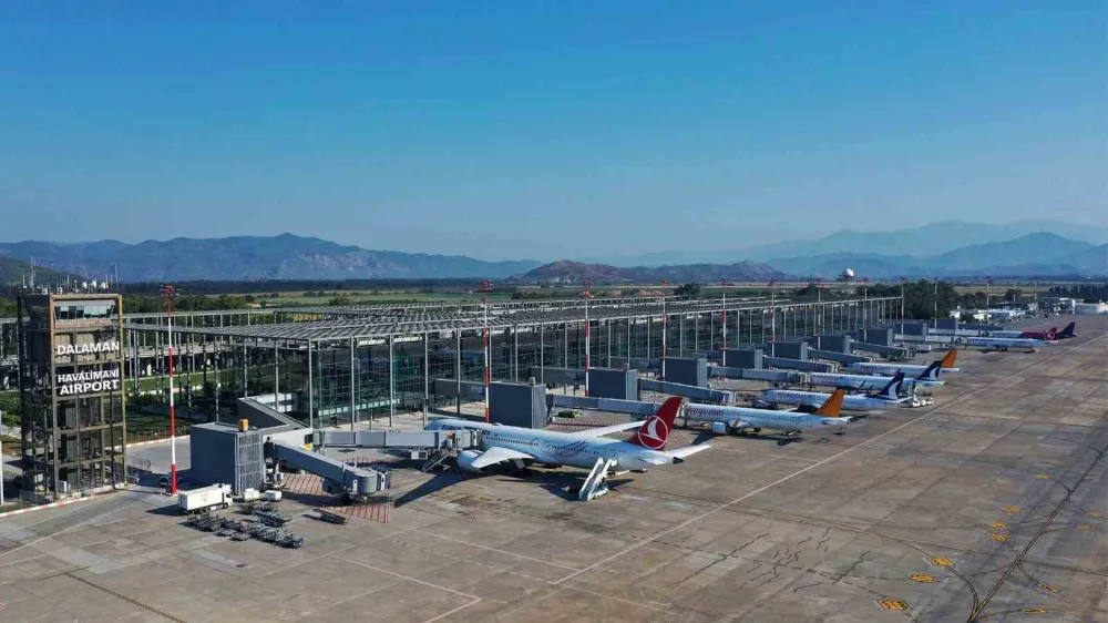 Dalaman Havalimanı 9 ayda 4 milyon 741 yolcuya hizmet verdi