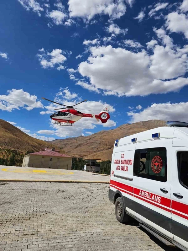 Kalp Hastası Helikopter Ambulansla Van