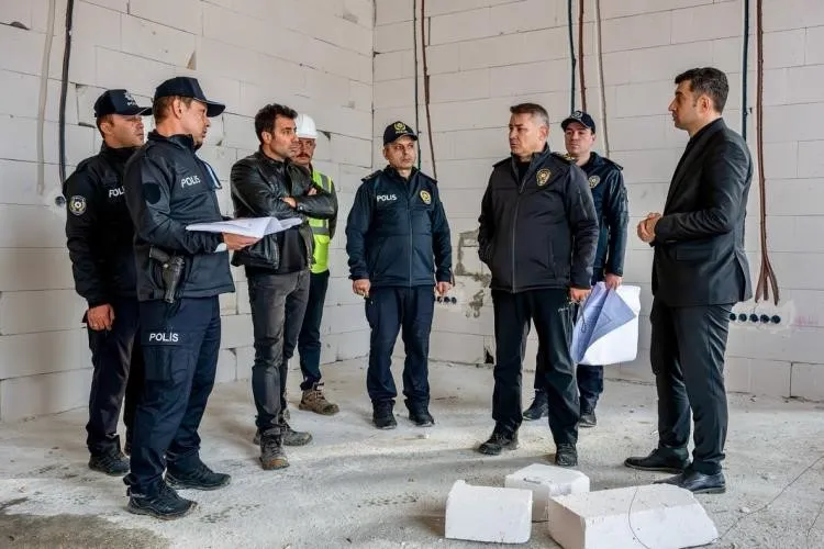  Yeni İl Emniyet Müdürlüğü binasında sona yaklaşıldı