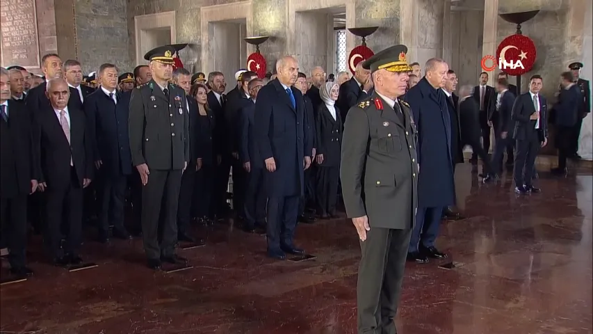 Devlet erkanı Anıtkabir