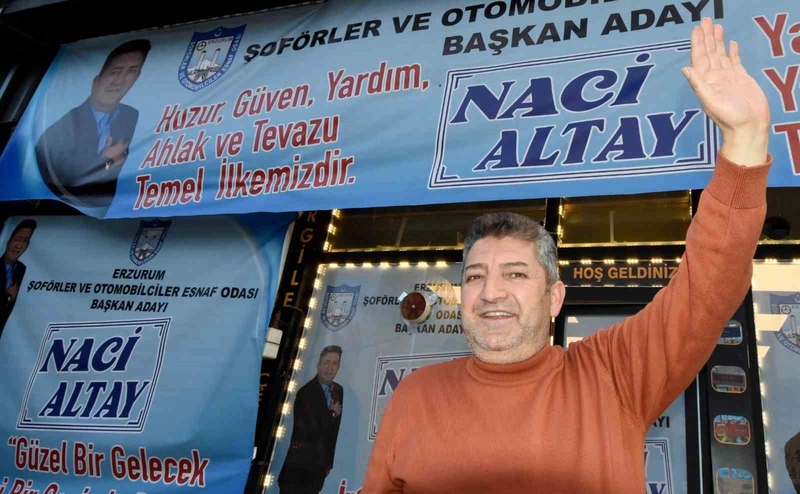 Naci Altay Erzurum Şoförler Odası Başkan Adayı