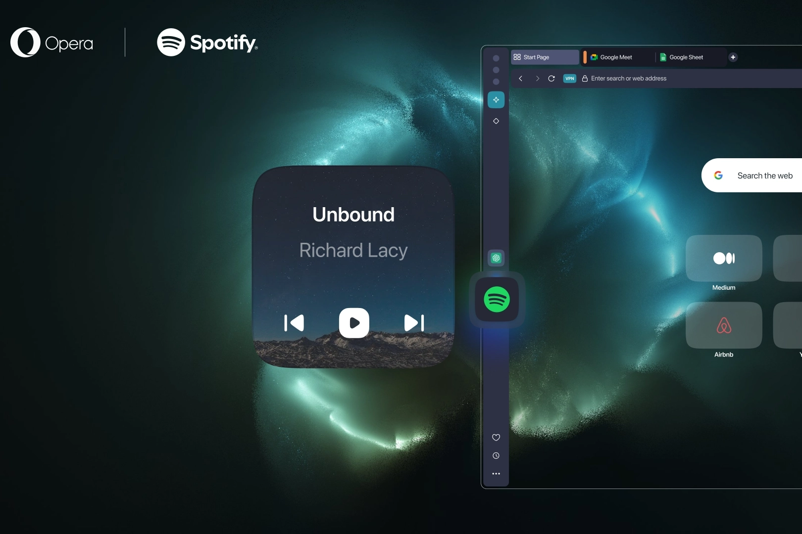 Opera One Spotify ile Ses-Visual Deneyim
