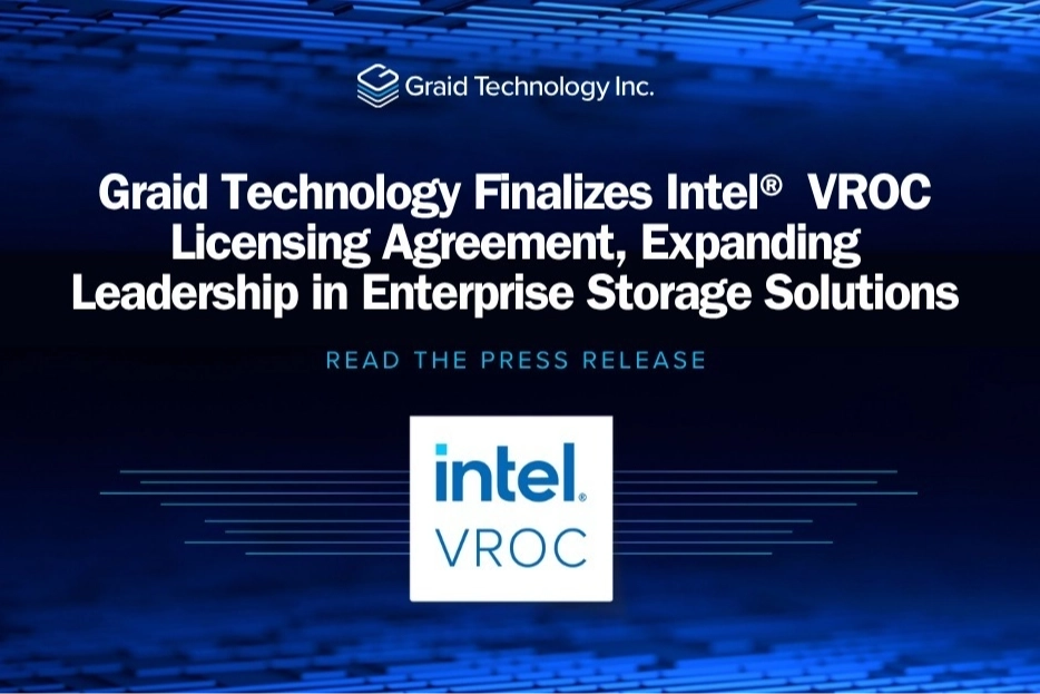 Graid Technology Intel VROC lisans anlaşmasını tamamladı