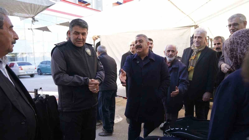 Başkan Sunar ve İl Emniyet Müdürü Karaburun