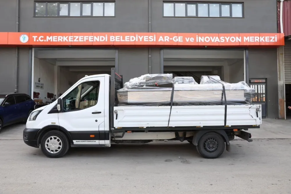Merkezefendi’nin 33’ncü mama makinesi Çerkezköy’e teslim edildi