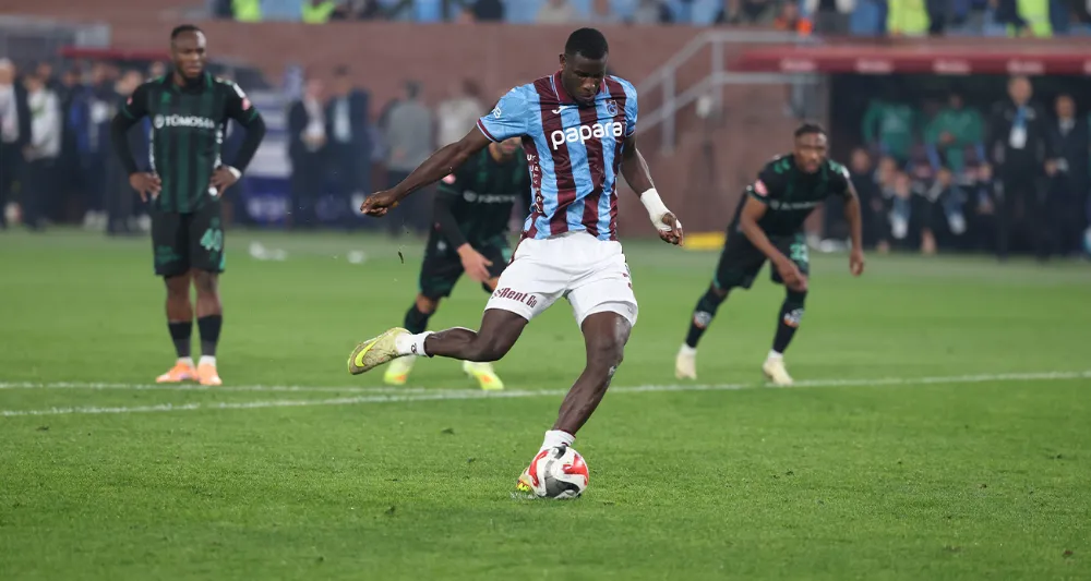 Trabzonspor 3 puanı 3 golle aldı