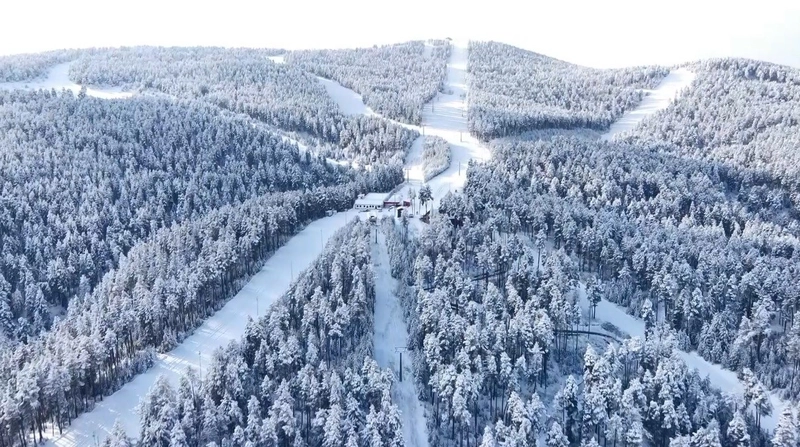 Sarıkamış Beyaza Büründü: Drone Görüntüleriyle Bir Kış Masalı