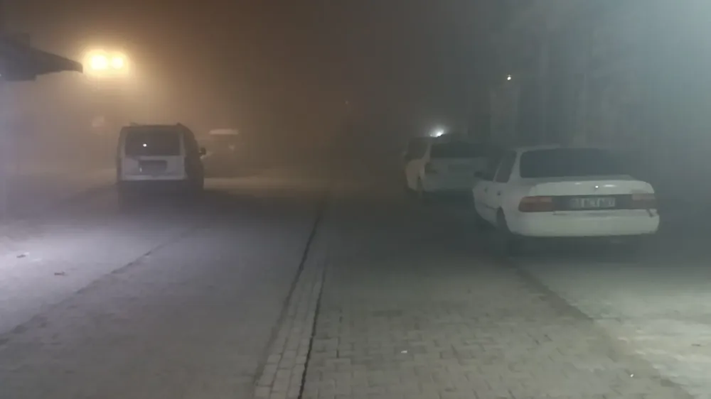 Şanlıurfa’da gece boyu yoğun sis etkili oldu