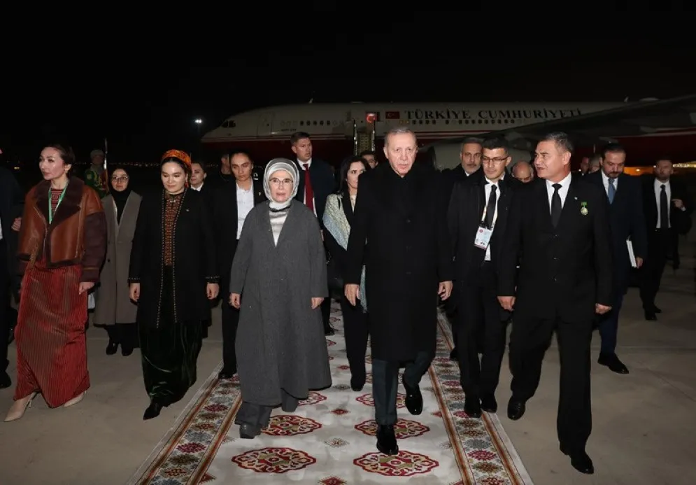 Cumhurbaşkanı Erdoğan Türkmenistan