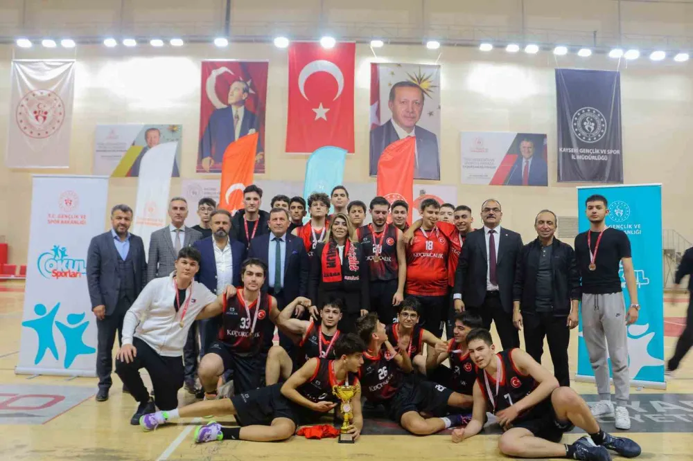 Kayseri Okul Sporları Genç A Erkekler Basketbol İl Birinciliği sona erdi