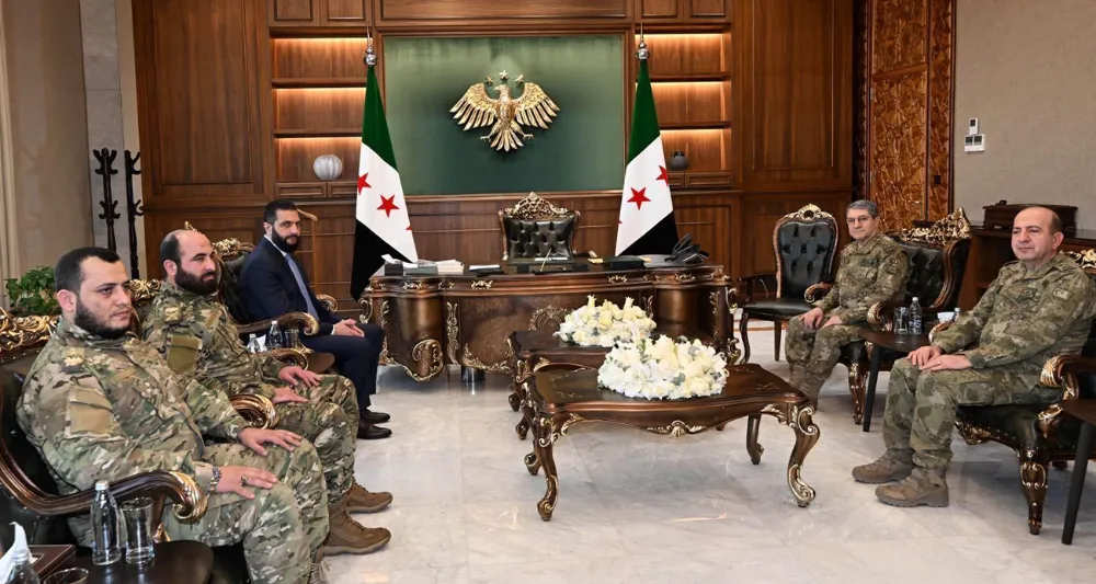 Genelkurmay Başkanı Orgeneral Bayraktaroğlu, Suriye Devlet Başkanı eş-Şara ile görüştü