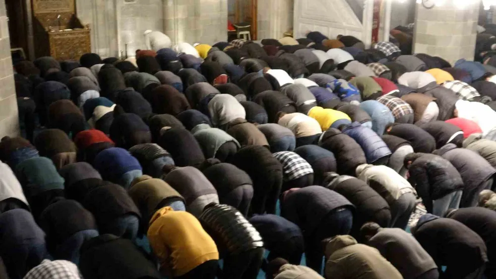  Erzurum’da ilk teravih namazı heyecanı