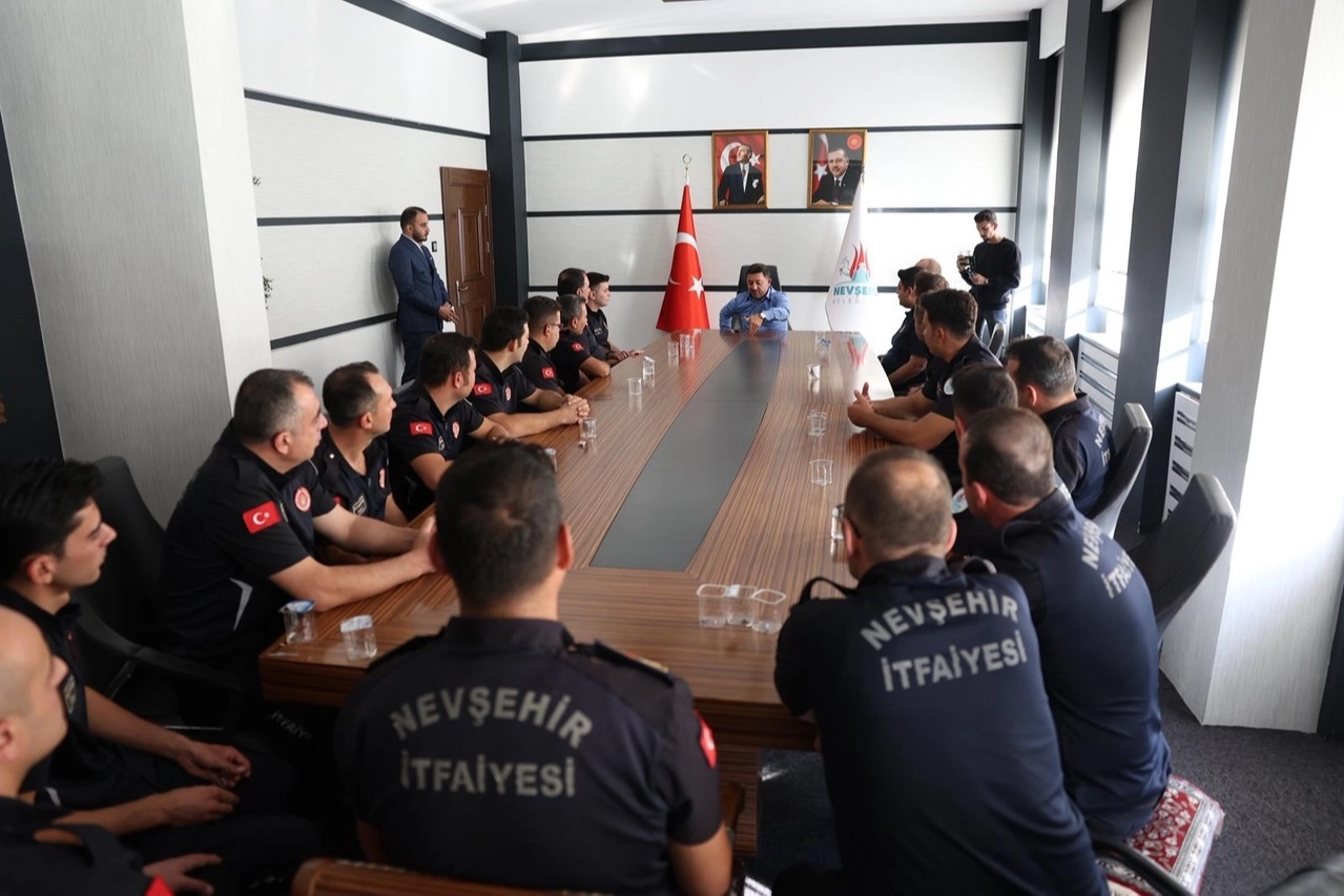 Nevşehir itfaiyesinden Başkan Arı